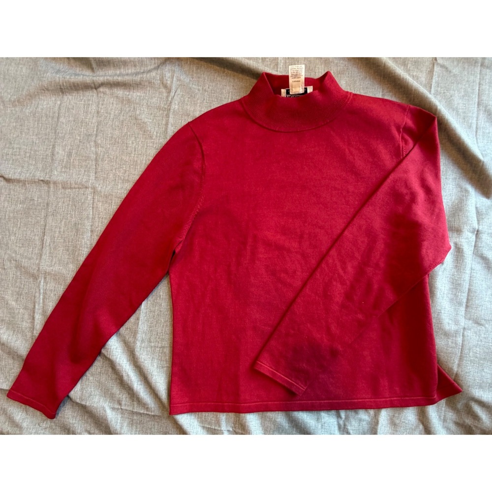 Vintage Pendleton Red Mock Neck Turtleneck Y2K